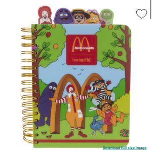 Cuaderno McDonalds