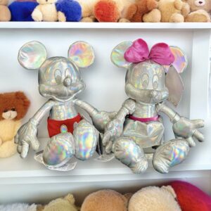 2Pack- Minnie & Minnie - Edición especial Disney 100 - peluches metalic